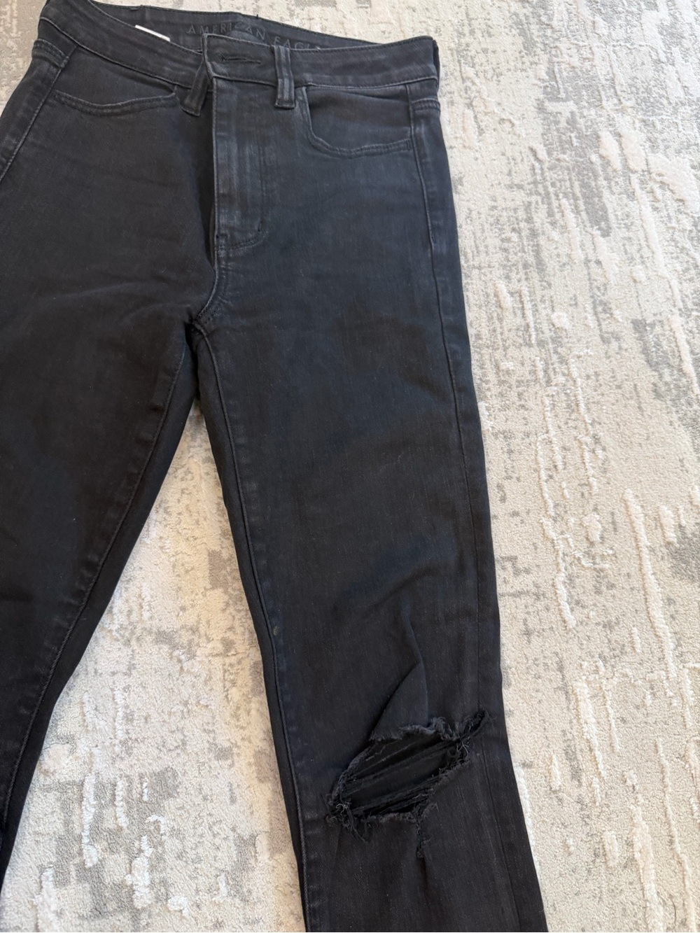 New American eagle super hi rise women’s jeggings black - Picture 5 of 15